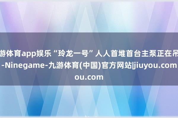 九游体育app娱乐“玲龙一号”人人首堆首台主泵正在吊装-Ninegame-九游体育(中国)官方网站|jiuyou.com
