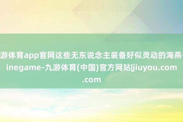 九游体育app官网这些无东说念主装备好似灵动的海燕-Ninegame-九游体育(中国)官方网站|jiuyou.com