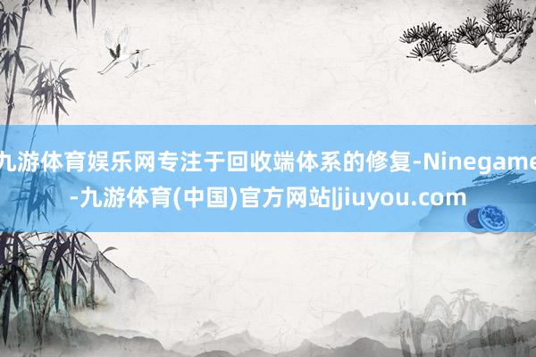 九游体育娱乐网专注于回收端体系的修复-Ninegame-九游体育(中国)官方网站|jiuyou.com